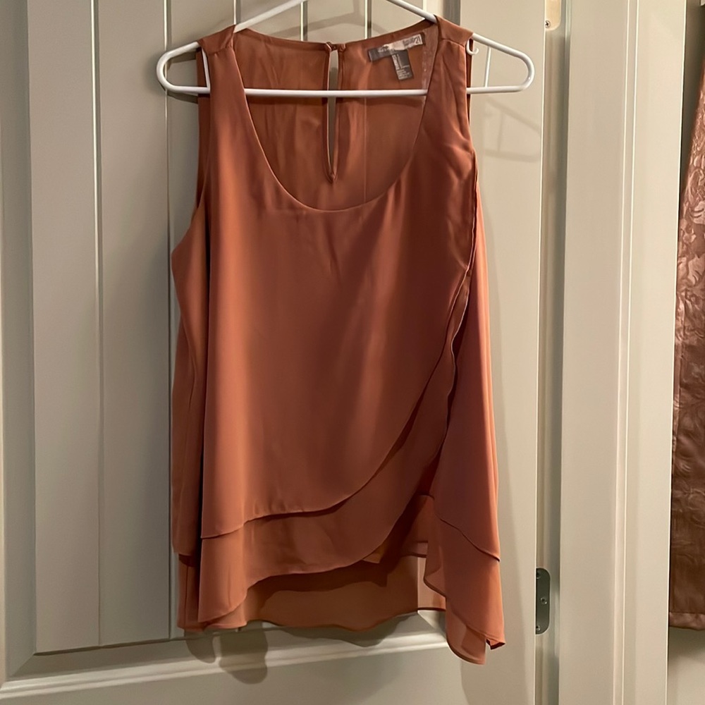 Burnt Orange Forever 21 Tank Top